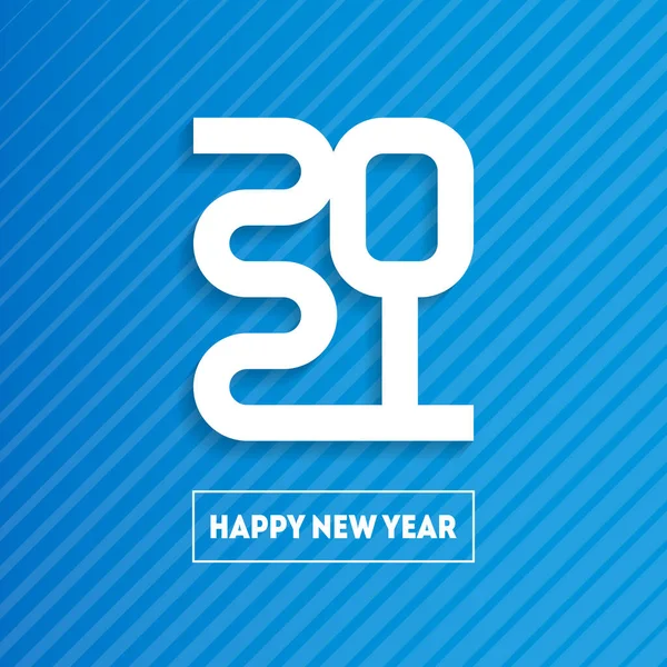 2021年商业日志封面 设计模板 具有半色调渐变的矢量贺卡 2021年新年快乐 — 图库矢量图片