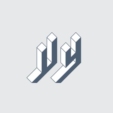 Modern b 'nin vektör illüstrasyonu eksik simgesi