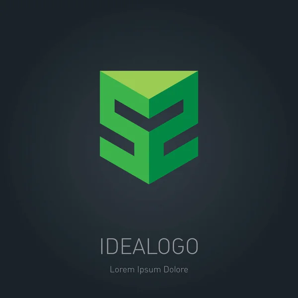 Vector Logo Plantilla Diseño — Vector de stock