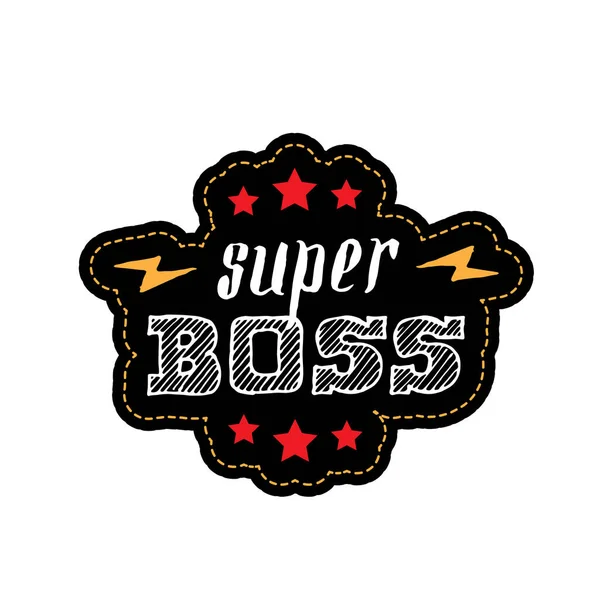 向量标志Super Boss设计模板 — 图库矢量图片