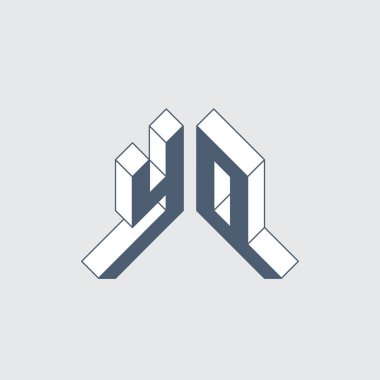 vektör logosu YO tasarım şablonu.