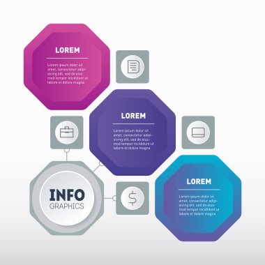 Zaman çizelgesi ya da bilgi grafikleri. İşletmenin gelişimi ve büyümesi. Zaman çizelgesi. Seçenekleri, bölümleri, adımları veya süreçleri olan iş sunumu kavramı.