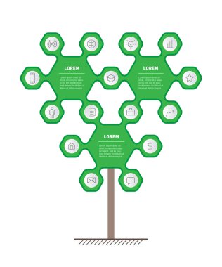 Zaman çizelgesi ya da bilgi grafikleri. İşletmenin gelişimi ve büyümesi. Zaman çizelgesi. Seçenekleri, bölümleri, adımları veya süreçleri olan iş sunumu kavramı.