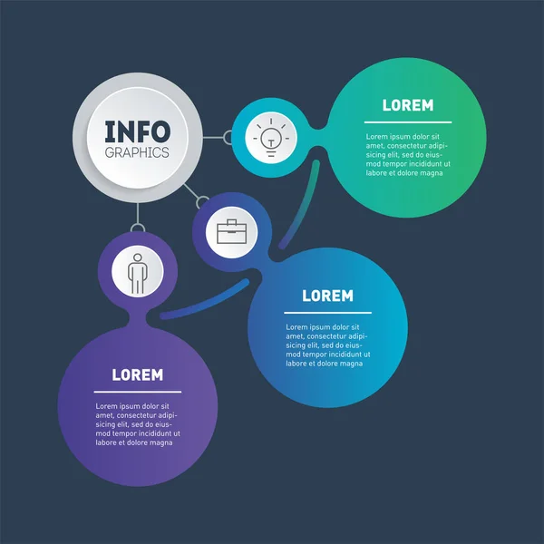 Sablon Szolgáltatás Info Chart Technológia Vagy Oktatási Folyamat Infografikája Lépésben Stock Illusztrációk
