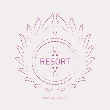 Logo tasarım şablonu Spa için
