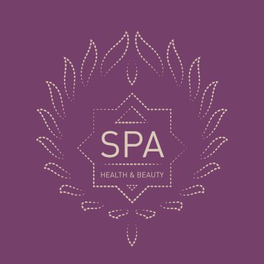 Logo tasarım şablonu Spa için