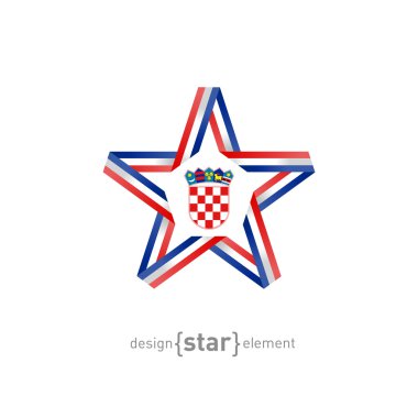 Hırvatistan bayrağı ile yıldız