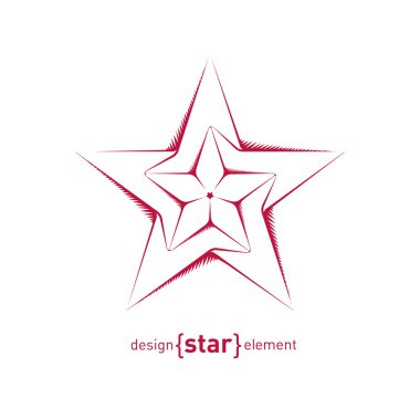 Soyut yıldız logo