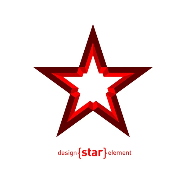 Plantilla logo estrella . — Archivo Imágenes Vectoriales