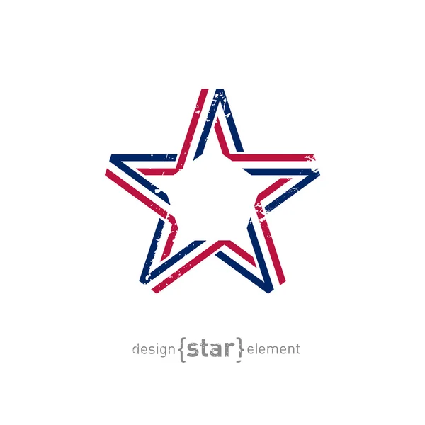 Flaga usa Star — Wektor stockowy