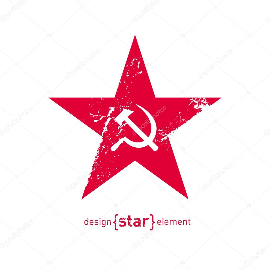 Red socialist star