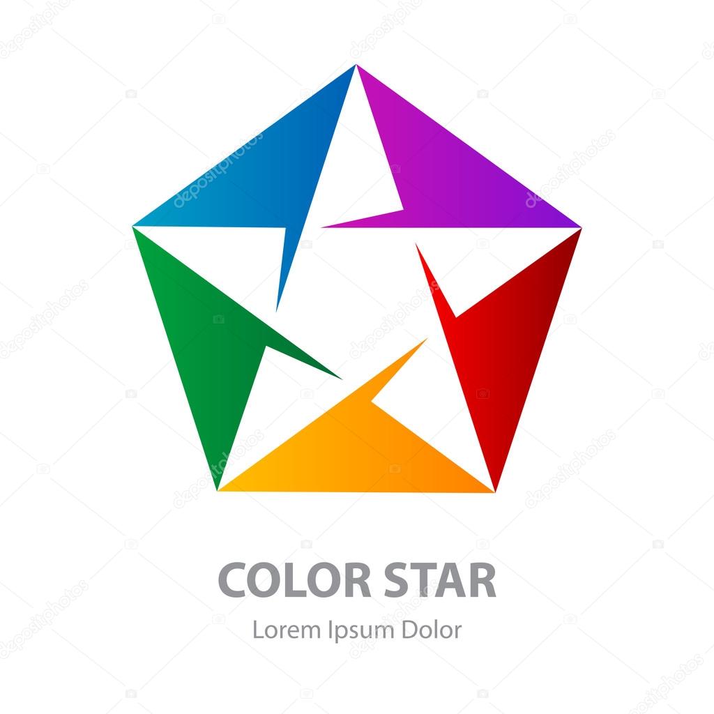 Rainbow star logo