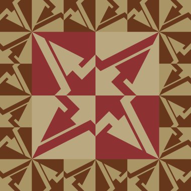 Oklarla geometrik desen