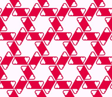 Geometrik soyut dikişsiz desen.