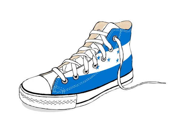 Zapato deportivo moderno — Vector de stock