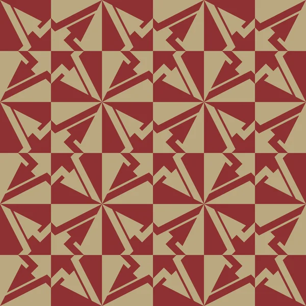 Geometrische patroon met pijlen — Stockvector