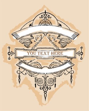 Vintage kenarlık çerçevesi