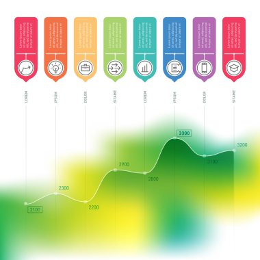 İş grafiği grafik infographics