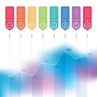 İş grafiği grafik infographics