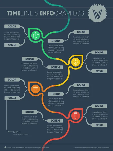 Ökologie infografisches konzept — Stockvektor