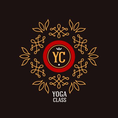 Yoga sınıfı için logo