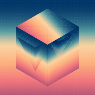 Soyut izometrik küp