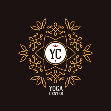 Yoga sınıfı için logo