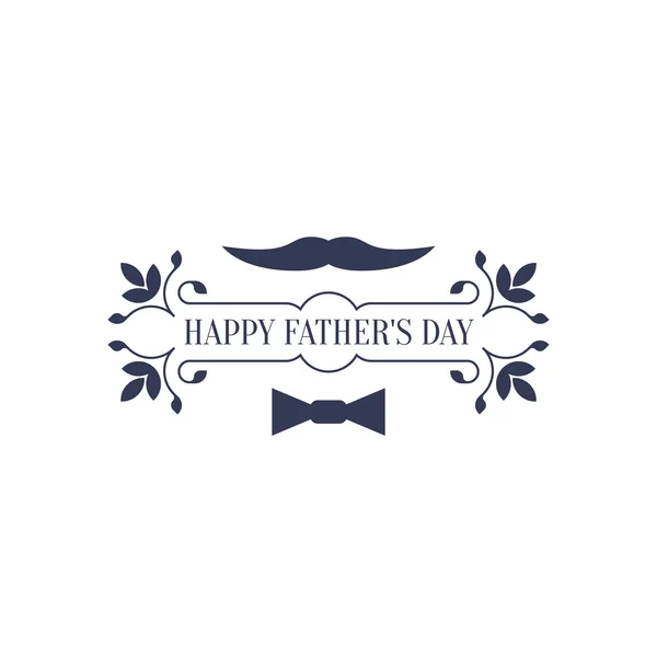 Babalar Günü tebrik kartı — Stok Vektör