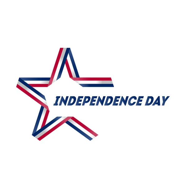 Estrella del día de la independencia — Vector de stock