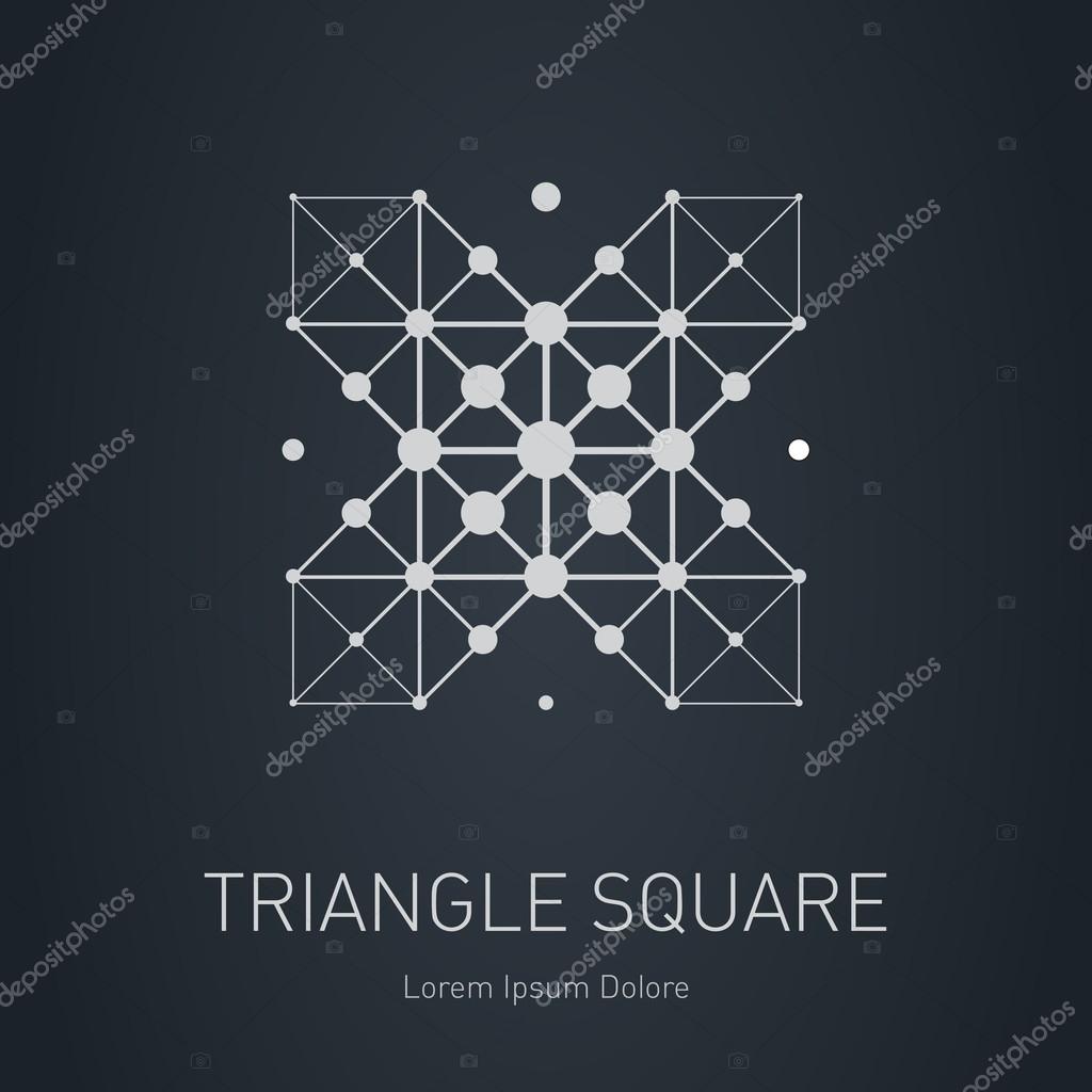 Modern stylish logo, Vector logotype template