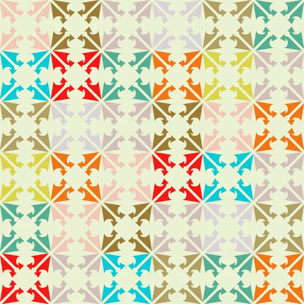 Pattern made from colorful scraps — Stok Vektör