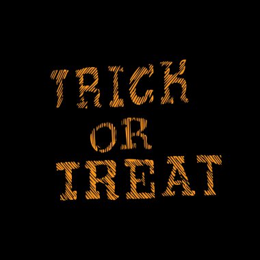 Cadılar Bayramı için şaka mı şeker mi posteri