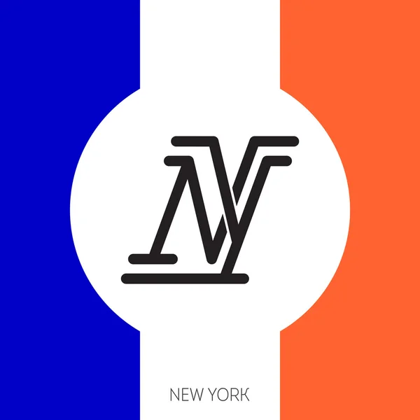 New york city illustratie. — Stockvector