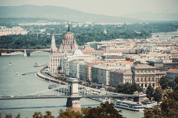 A magyar Országgyűlés Légifotó — Stock Fotó