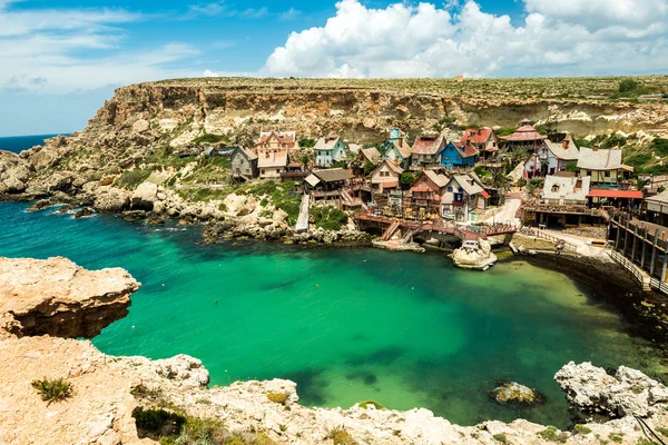 Деревня Попай на Мальте — стоковое фото