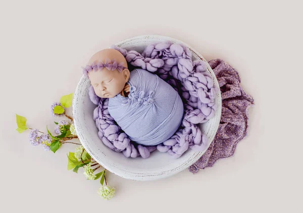 Bakgrund för nyfödd fotosession — Stockfoto