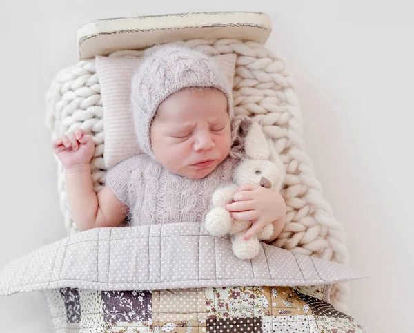 Newborn studio portrait — Stock Photo, Image
