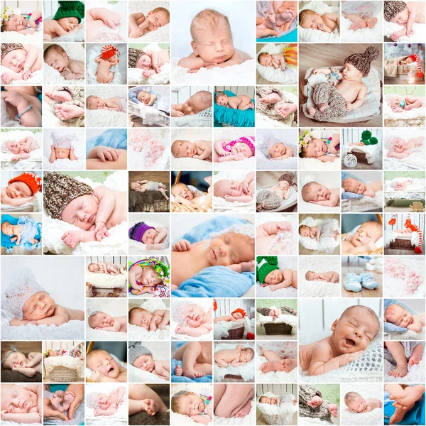 Bebês recém-nascidos fotos — Fotografia de Stock