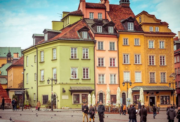 Centro histórico em Varsóvia — Fotografia de Stock