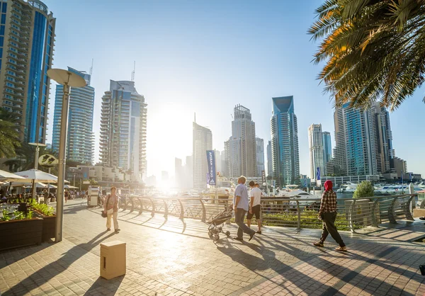 Marina do Dubai — Fotografia de Stock