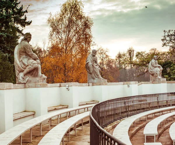 Amphitheatre in Lazienki Park — Stock Photo, Image