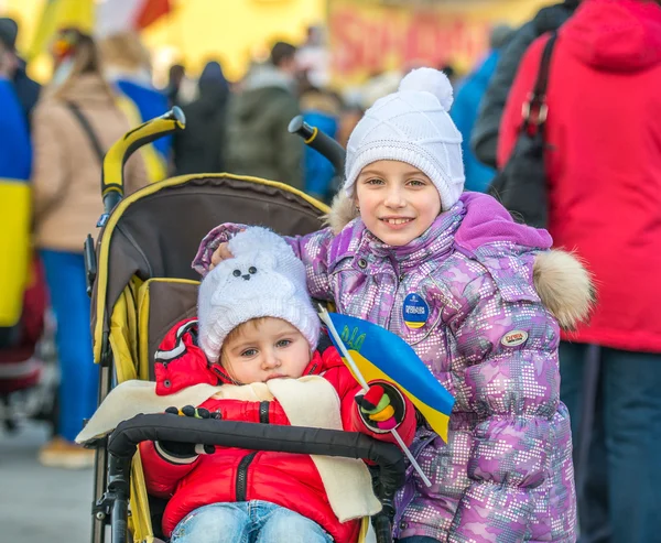 Pochod solidarity s Ukrajinou — Stock fotografie