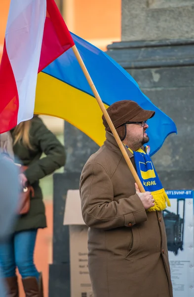Solidaritätsmarsch mit der Ukraine — Stockfoto