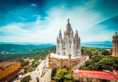 Tibidabo kilise Barselona