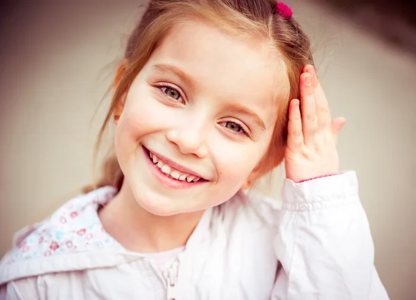 Happy liitle girl Royalty Free Stock Photos