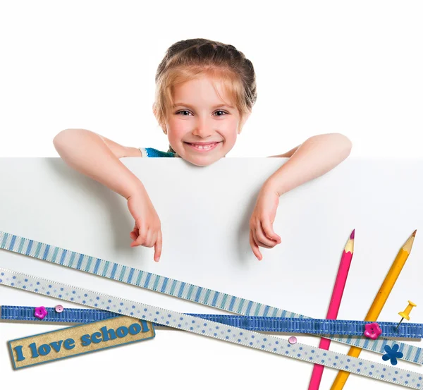 Menina na educação — Fotografia de Stock