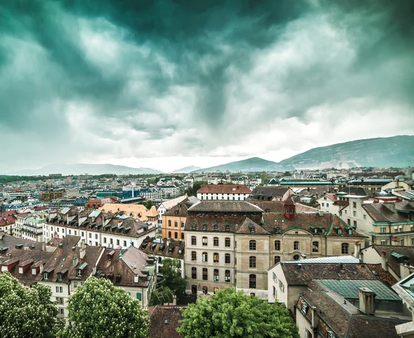 Geneva gamla stan — Stockfoto