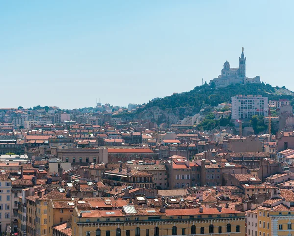 Pohled z Marseille ve Francii — Stock fotografie