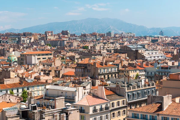 Areal uitzicht over Marseille in Frankrijk — Stockfoto