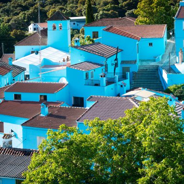 Malaga'da mavi Endülüs Köyü